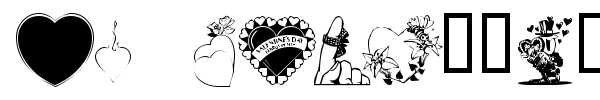 LM Valentines 1 font preview